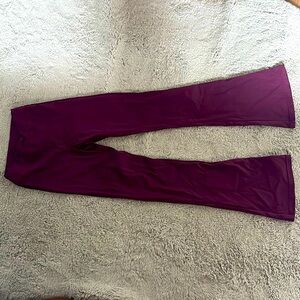 Werk Dance Wear plum flare leggings (worn only once for a performance)